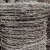 刺丝防爬网防盗刺围墙隔离护栏钢丝绳网铁丝网围栏铁蒺藜 热镀锌双股刺绳18毫米粗450米（不生锈）25公斤