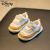 迪士尼（Disney）秋季新款潮流鞋婴儿学步鞋男童女童鞋休闲鞋防滑鞋宝宝鞋0-1-3岁 灰色 15码-内长12cm