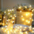 工创优品 LED小圆球灯串灯圣诞装饰生日布置氛围灯带3米20灯户外小彩灯 暖色USB款