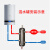 水电地暖壁挂炉耦合罐混水罐去耦罐水力分压器304不锈钢加厚 DN50套装(排气排污保温棉)