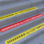 PVC标识地贴 警示版高粘地贴 斜线长条加强用标识警示 黄色顾客止步50*10cm两张