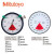三丰 指针式指示表 2901SB-10（0.16mm，0.001mm）平型后盖 日本Mitutoyo原装进口