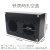 海天注塑机电源盒工业插头插座5芯三相五孔16A/32A黑色塑料插座盒 单个2孔空盒