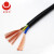 金龙羽  国标铜芯电线电缆多芯多股软线 RVV5*0.5平方电线100米/卷黑色
