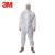 3M 4515防护服工业防尘服 喷漆实验室透气隔离服连体 白色 M