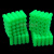 绿色塑料膨胀管6mm6厘8mm8厘自攻螺丝钉胶塞墙塞涨塞胀塞胶粒M6M8 8mm-3盒1500粒