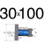 模具液压油缸MOB 光杆轻型拉杆非标定制缸径3040506080 缸径30x行程100
