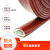 定制玻纤高温套管硅橡胶防火套管隔热保温软管高温耐热玻纤管绝缘 内径Φ35mm  一米