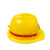 固安捷 玻璃钢矿工帽安全帽黄色