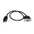 USB转DB15 三排15针公头 适用VAT蝶阀控制器RS232串口通讯线 黑色 1.8m