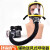 充电便携式电动辅助送风防毒长管呼吸器防毒滤尘全面罩面具 呼吸器+面罩+黑管导管