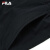 FILA 斐乐官方男士梭织长裤2024夏季新款舒适休闲时尚收口工装裤 正黑-BK XL 180/88A