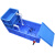 加厚加长组合塑料周转箱收纳箱300窄箱物流箱工具箱长方形塑料盒 蓝色49号箱720*300*210