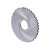 HSS高速钢锯片铣刀白钢切口铣刀100125150160180200非标定制 外径125x(2.1厚-3.0厚)