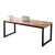 简易电脑桌钢木书桌简约现代双人经济型办公桌子台式桌写字台 长120*宽40*高74