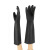 手套 55厘米黑白加长加厚工业乳胶手套 耐酸碱手套7天发货 黑色---厚