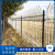 锌钢护栏小区工厂围墙铁栅栏组装式围栏庭院铁艺栏杆烤漆防锈栏杆 【普通款】1.5米高二横梁1米价格