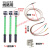 接地线 高压接地线10kv平口便携 35kv配电房临时三相短路接地棒MYFS 10kv25平方3*1m+7m,1米棒