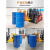 优程油桶夹具合金钢鹰嘴轻型叉车专用夹子铁桶塑料桶加厚型卸桶器 中型DG850A两桶两夹