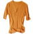 法莎尼亚（FRSHANIAH）轻奢品牌短袖上衣女2024夏季新款T恤竖纹显瘦针织短袖T恤女 杏色 2码