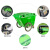 圣极光垃圾车物业自装清运车带盖保洁车无轮车体G5334绿色400L