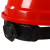 际华101001 ABS豪华型V型旋钮帽衬安全帽 1顶 红色 
