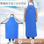 耐低温防液氮围裙LNG加气站冷冻围裙加厚防寒防冻围裙防护服 38cm蓝色手套