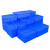 京酷KINKOCCL周转箱长方形塑料盒零件盒分格箱多格箱螺丝盒分类盒收纳盒分格箱小4格L350*W200*H85mm