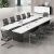 MEXUEER商用长方形会议室长桌简约现代大小型培训条形桌椅子会议桌椅组合 1.6米会议桌