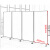万普盾 工业移动屏风隔断 带轮子可移动可折叠隔断墙遮挡板 全板1米宽1.8米高*4块