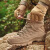 美军作战靴大码靴男户外野战靴男高帮登山男靴子战地训练靴男靴 沙色 39