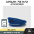 URBAN REVIVO2024春季新款女士海军风撞色章仔贝雷帽UAWA40088 蓝色 F
