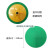 6寸绿色海绵球M14M16打蜡划痕抛光轮封釉海绵粗盘细盘蜂窝状 进口6寸绿色中粗海绵球M16牙 （自带背板）