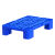 塑料防潮板仓库垫板超市地堆板可拼接垫仓板物流地堆卡板塑料托盘 50*42*12cm卡扣拼接垫板蓝色