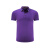 者也 夏季POLO衫 棉质翻领短袖公司活动宣传工作服可定制logo印字 6880款紫色 S码 