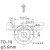 TO185.6mm激光管座激光模组配件五金件铜直径6mm8mm9mm10mm 直径8*13mm铜件   1套