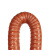 欧仓 耐高温红色硅胶排风抽烟通风管伸缩钢丝软管防火抽风管 内径115mm/4米(4.5英寸) 单位：卷