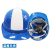诺瑞斯安电力安全帽国家电网电力电工防砸劳保头盔可定制logo免费印字 蓝帽白壳