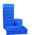 葱旭塑料盒子周转箱长方形零件盒塑料箱胶框物料螺丝盒五金工具物流箱 花色 (9#红195*146*65)