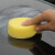 康丽雅 K-3166 高密度洗车海绵 直径10厘米 圆形清洁打蜡海绵 12个装
