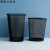 铁网垃圾桶防锈办公室拉垃圾桶金属铁艺丝网状卫生间纸篓 15升大号方形(两只装)送4个夹子 加厚