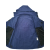 适用新款蓝色消防冬季加绒冲锋衣户外登山野营防风防水防刮保暖冲 冲锋衣+套标贴 170