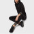 ARMANI 阿玛尼/EA7女士薄绒款连帽卫衣运动套装6KTV58TJAVZ奢饰品潮牌 6KTV58 TJAVZ 0200黑色/金标 欧码S