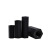 尼龙六角双通塑胶螺柱M2-M6黑色塑料双头螺母柱M3全通隔离支撑柱1 M2.5*6.5(黑 双通尼龙柱)