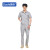 苏识 NWZG-LB023 夏季工作服套装男士耐磨加厚劳保服 201 一套 浅灰 OS