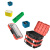大有（Devon）工具箱堆嵌式多功能组合工具盒五金配件整理收纳盒家用储物箱 5号红色积目大号箱426x342x