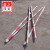 定制PVC红白反光拉线警示管 电线护套警示杆 过道电缆保护管 红白开边管32 2米一根