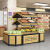 生鲜水果店货架展示架蔬菜货架超市果蔬架商用创意多层 常规款两层平板中岛