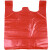 加厚红色水果塑料袋袋礼品袋打包袋卖菜袋提手袋方便袋 36*53(10捆)340个