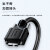 祥来鑫 USB3.0转MicroB工业相机数据线带螺丝固定高速连接线黑色0.5米 XLX-UMG11